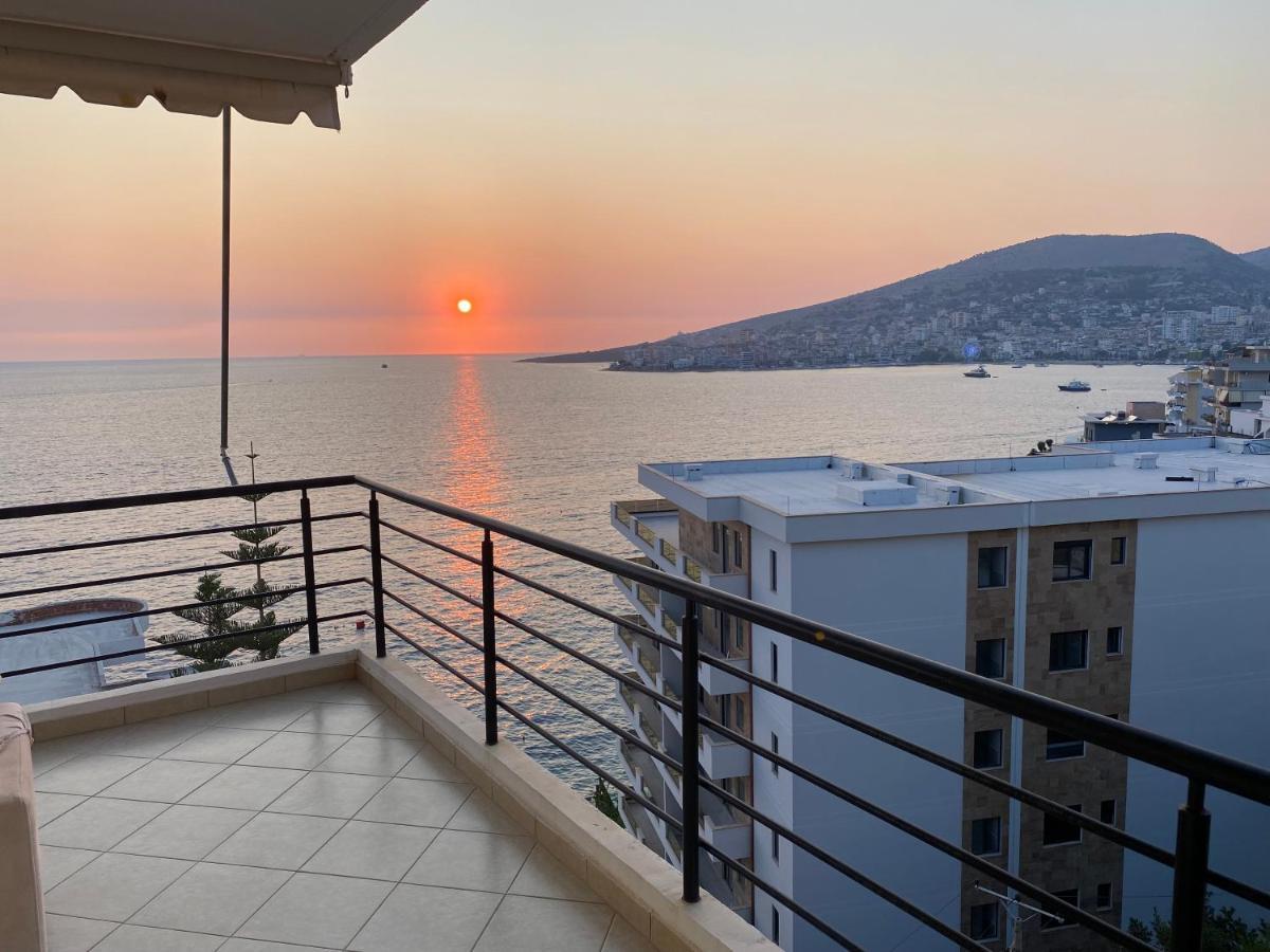 Apartment With Huge Sea View Balcony Саранда Экстерьер фото