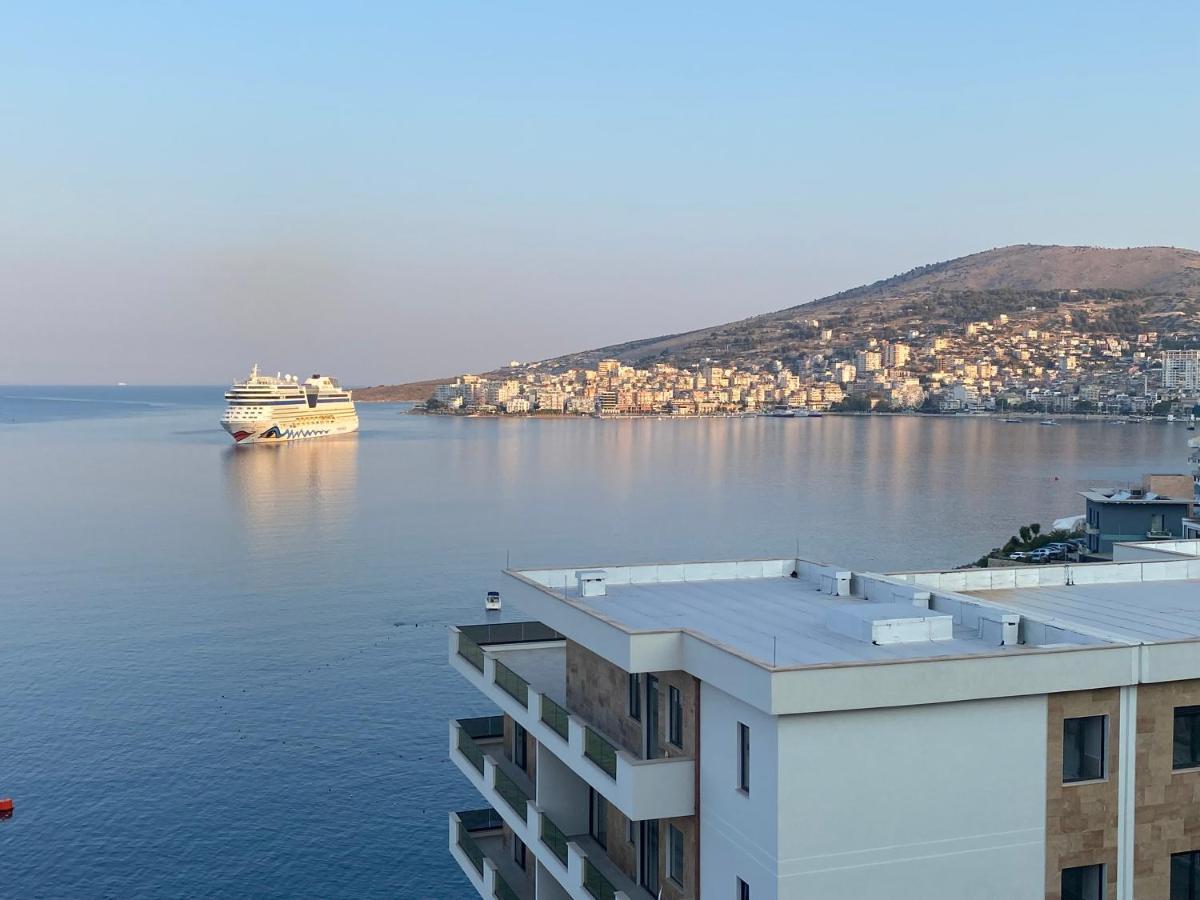 Apartment With Huge Sea View Balcony Саранда Экстерьер фото