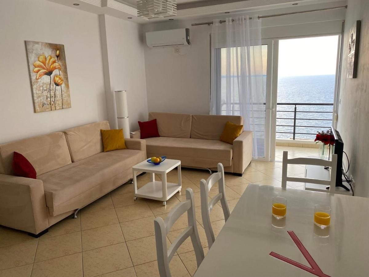 Apartment With Huge Sea View Balcony Саранда Экстерьер фото