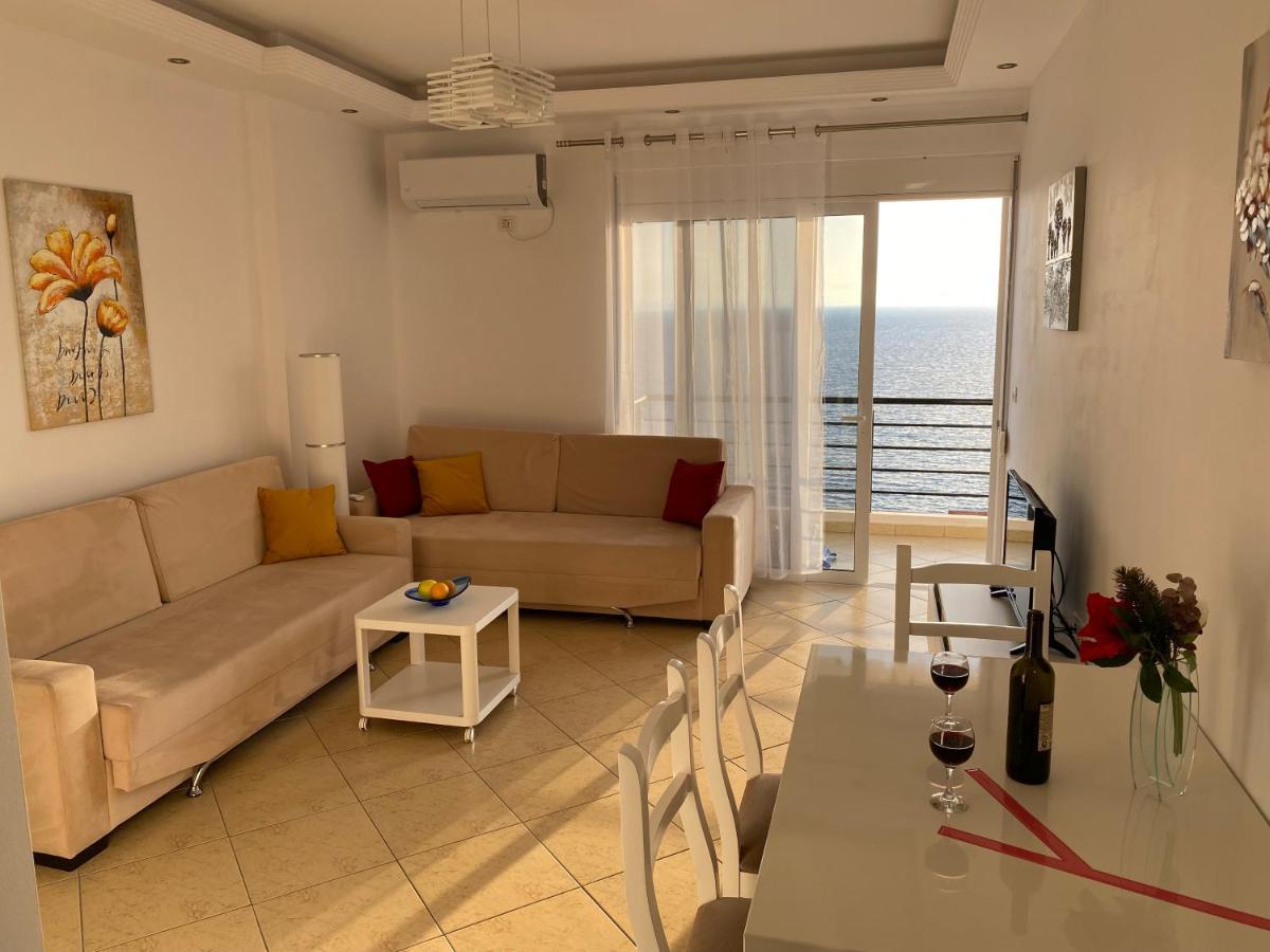 Apartment With Huge Sea View Balcony Саранда Экстерьер фото