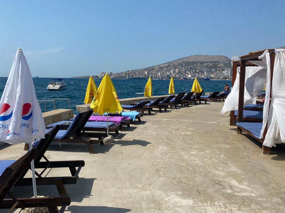 Apartment With Huge Sea View Balcony Саранда Экстерьер фото