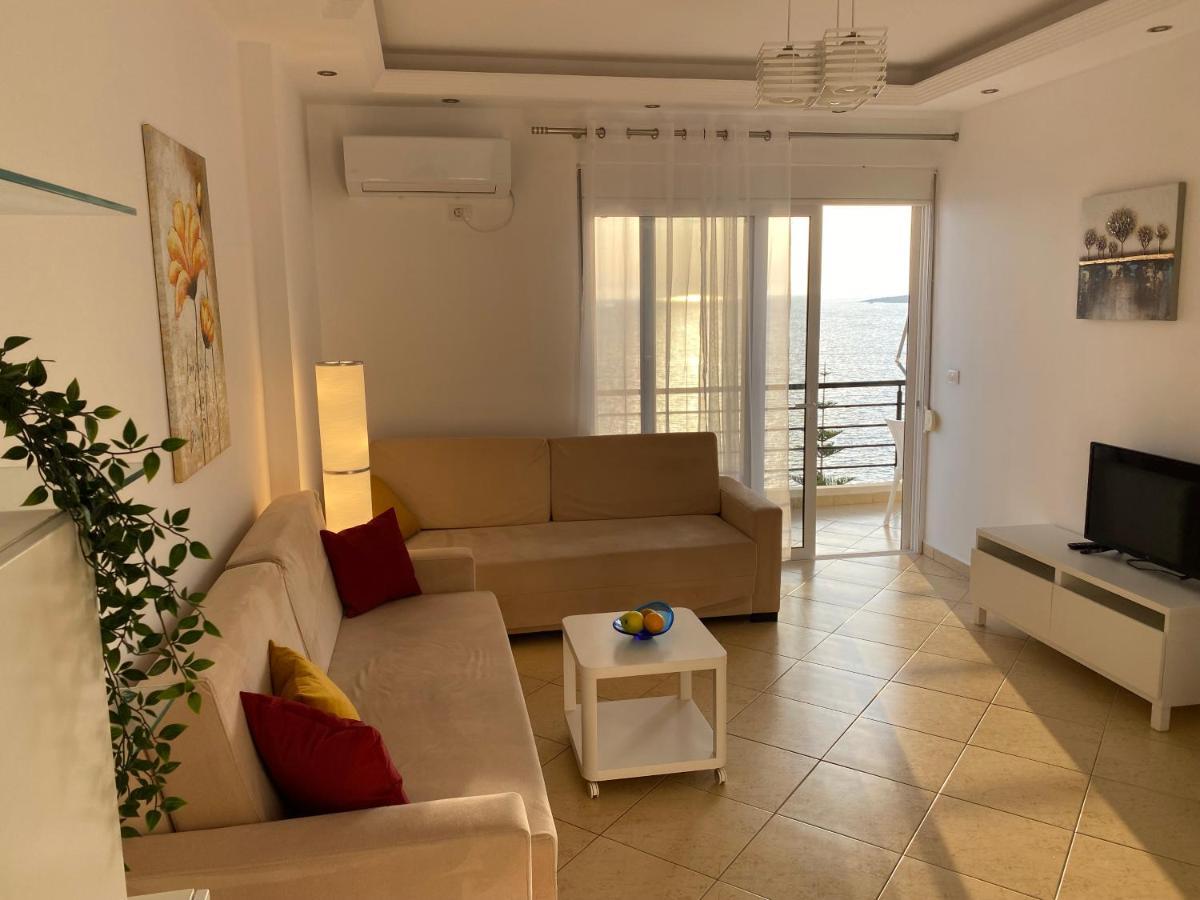 Apartment With Huge Sea View Balcony Саранда Экстерьер фото